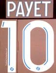 2020-23 Olympique Marseille PAYET#10 Away/Third Shirt Official Player Issue Size Name Number Set