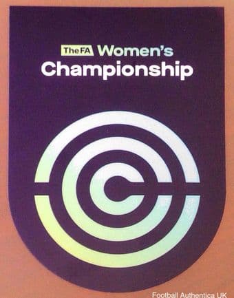 2020-23 The FA WOMEN'S CHAMPIONSHIP Official Player Issue Size Football Soccer Badge Patch