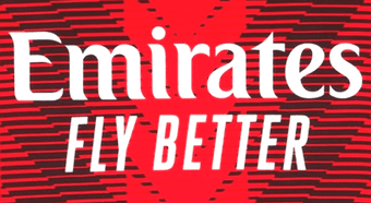 2020-24 AC Milan & Arsenal EMIRATES FLY BETTER Home Shirt Official Player Issue Size Sponsor Logo