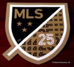 2020 LAFC(Los Angeles) MLS Home Shirt**25th Anniversary**Official Player Issue Football Badge Patch