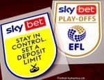 2021 & 2022 Sky Bet EFL Championship Play-Offs Official Player Issue Size Football Badge Patch Set