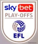 2021 & 2022 Sky Bet EFL League One Play-Offs Official Player Issue Size Football Soccer Badge Patch