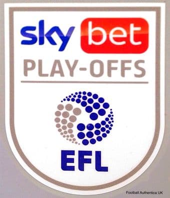 2021 & 2022 Sky Bet EFL League One Play-Offs Official Player Issue Size Football Soccer Badge Patch