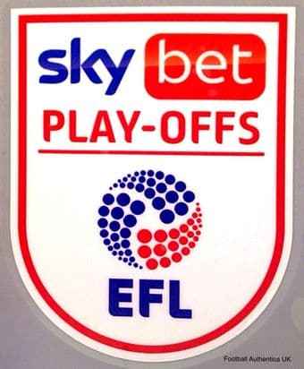 2021 & 2022 Sky Bet EFL League Two Play-Offs Official Player Issue Size Football Soccer Badge Patch