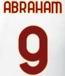 2021-22/23 AS Roma ABRAHAM#9 Away/Third Shirt Official Player Issue Size Name Number Set