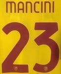 2021-22/23 AS Roma MANCINI#23 Away/Third Shirt Official Player Issue Size Name Number Set