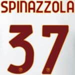 2021-22/23 AS Roma SPINAZZOLA#37 Away/Third Shirt Official Player Issue Size Name Number Set