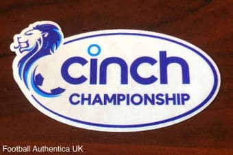 2021-22/23 Scottish**Cinch Championship**Official Player Issue Size Football Soccer Badge Patch
