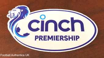 2021-22/23 Scottish SPFL Cinch Premiership Official Player Issue Size Football Soccer Badge Patch