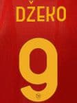 2021-22 AS Roma DZEKO#9 Home/Fourth Shirt Official Player Issue Size Name Number Set