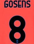 2021-22 Atalanta GOSENS#8 Away/Third Shirt Official Player Issue Size Name Number Set