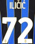 2021-22 Atalanta ILICIC#72 Home Shirt Official Player Issue Size Name Number Set