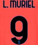 2021-22 Atalanta L.MURIEL#9 Away/Third Shirt Official Player Issue Size Name Number Set