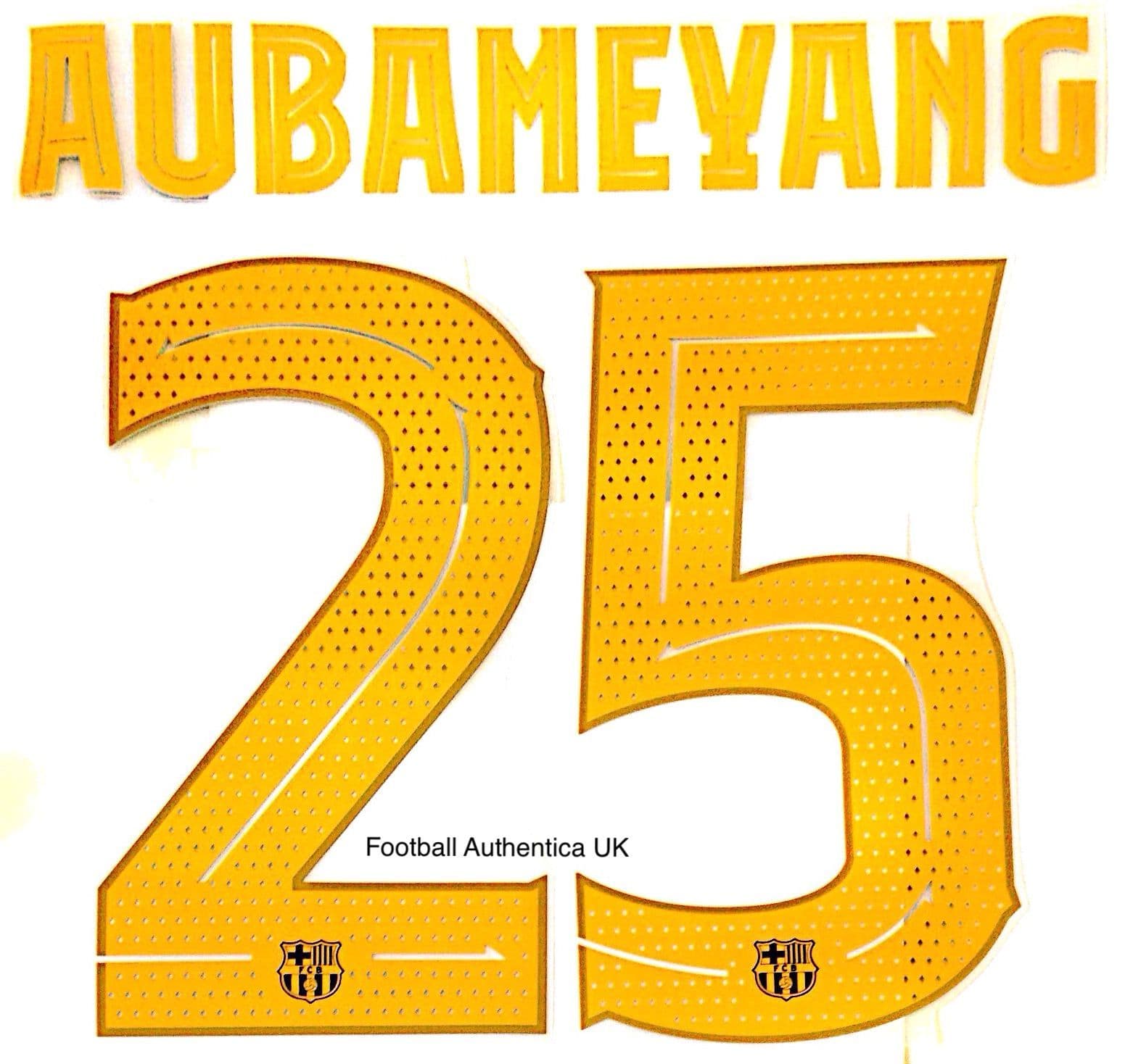 2021-22 Barcelona UCL/EUROPA Third Shirt AUBAMEYANG 25 Official