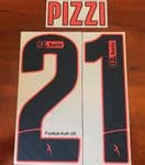2021-22 Benfica LIGA BWIN Away Shirt PIZZI#21 Official Player Issue Size Name Number Set