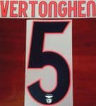 2021-22 Benfica UCL Away Shirt VERTONGHEN#5 Official Player Issue Size Name Number Set