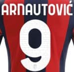 2021-22 Bologna ARNAUTOVIC#9 Home Shirt Official Player Issue Size Name Number Set