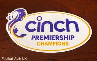 2021-22 Celtic*Cinch Premiership Champions*Official Player Issue Size Football Badge Patch