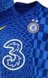 2021-22 Chelsea**UCL Campeon Two Stars**Home Shirt Official Player Issue Size Football Badge Patch