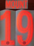 2021-22 Chelsea UCL & FA CUP Third Shirt MOUNT#19 Official Player Issue Size Name Number Set