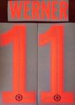 2021-22 Chelsea UCL & FA CUP Third Shirt WERNER#11 Official Player Issue Size Name Number Set