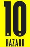 2021-22 Dortmund Home Shirt HAZARD#10 Official Player Issue Size Name Number Set