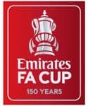 2021-22 Emirates FA Cup**150 YEARS**Official Player Issue Size Football Soccer Badge Patch