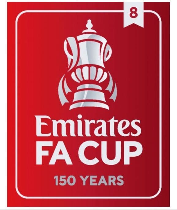 EMIRATES FA CUP 2021 PATCH FLOCAGE FLEX BLANC - 6 CM PAR 8.5 CM EMIRATES FA CUP 2021 PATCH FLOCAGE FLEX BLANC - 6 CM PAR 8.5 CM