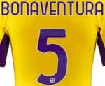 2021-22 Fiorentina BONAVENTURA#5 Away/Third Shirt Official Player Issue Size Name Number Set