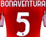 2021-22 Fiorentina BONAVENTURA#5 Home/Fourth Shirt Official Player Issue Size Name Number Set