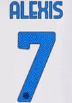 2021-22 Inter Milan ALEXIS#7 Away Shirt Official Player Issue Size Name Number Set