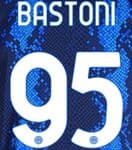 2021-22 Inter Milan BASTONI#95 Home Shirt Official Player Issue Size Name Number Set