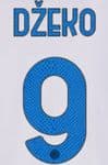 2021-22 Inter Milan DZEKO#9 Away Shirt Official Player Issue Size Name Number Set