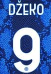 2021-22 Inter Milan DZEKO#9 Home Shirt Official Player Issue Size Name Number Set