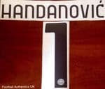 2021-22 Inter Milan HANDANOVIC#1 Home/Away GK Shirt Official Player Issue Size Name Number Set