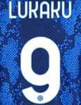 2021-22 Inter Milan LUKAKU#9 Home Shirt Official Player Issue Size Name Number Set
