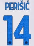2021-22 Inter Milan PERISIC#14 Away Shirt Official Player Issue Size Name Number Set