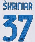 2021-22 Inter Milan SKRINIAR#37 Away Shirt Official Player Issue Size Name Number Set