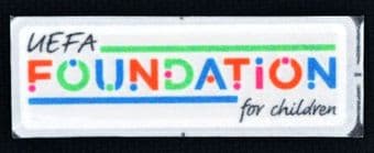 2021-22 International Football UEFA FOUNDATION Official Player Issue Size Football Badge Patch
