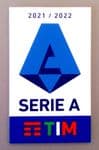 2021-22 Italian Serie A TIM Lega Calcio Official Player Issue Size Football Soccer Badge Patch