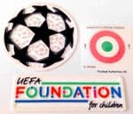 2021-22 Juventus UCL STARBALL/COPPA ITALIA/UEFA FOUNDATION Official Player Issue Badge Patch Set