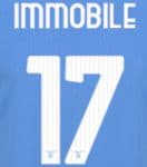 2021-22 Lazio IMMOBILE#17 Home Shirt Official Player Issue Size Name Number Set