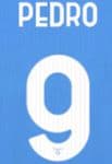 2021-22 Lazio PEDRO#9 Home Shirt Official Player Issue Size Name Number Set