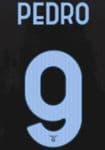 2021-22 Lazio PEDRO#9 Third Shirt Official Player Issue Size Name Number Set