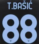 2021-22 Lazio T.BASIC#88 Third Shirt Official Player Issue Size Name Number Set