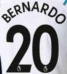 2021-22 Manchester City Away Shirt BERNARDO#20 Official Football Name Number Set
