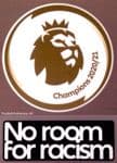 2021-22 Manchester City**EPL CHAMPIONS & NO ROOM FOR RACISM**Official Player Issue Badge Patch Set