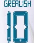 2021-22 Manchester City UCL & FA CUP Away Shirt GREALISH#10 Official Football Name Number Set