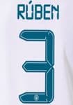 2021-22 Manchester City UCL & FA CUP Away Shirt RUBEN#3 Official Football Name Number Set