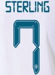 2021-22 Manchester City UCL & FA CUP Away Shirt STERLING#7 Official Football Name Number Set